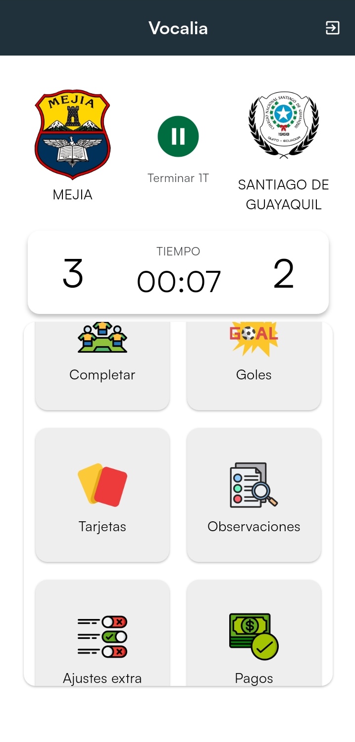 App Vocalía Digital Móvil